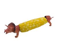 Dinosaur Corn Cob Holders Unique Cute D-ino Cob Holder with Secure Prongs Stainless Steel Reusable Corn On The Cob Holders Easy to Clean for BBQs Picnics Family Dinners BPA Fr-ee