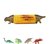 Dinosaur Corn on The Cob Holders,Corn Holders for Corn on The Cob Dinosaur Cob Holders,Reusable & Easy to Clean Barbecue Skewers,for BBQ Picnic Camping Parties (E)