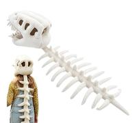 Dinosaur Costume, 80/120cm Soft Plush 3D Skeleton Halloween Costume