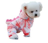 Dinosaur Costume for Small Dogs and Cats, Dog Hoodies Cold Weather Coat,Dog Pajamas for Christmas Halloween
