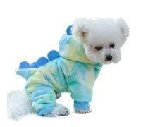 Dinosaur Costume for Small Dogs and Cats, Dog Hoodies Cold Weather Coat,Dog Pajamas for Christmas Halloween