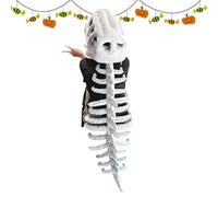Dinosaur Costume - Plush Spine Skeleton Cosplay Headband, Realistic Theatrical Performance Accessory, Adjustable Fit Design | Full Set for Men Women N