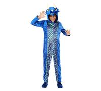 Dinosaur Costume Smiffys Blue 10-12 Years