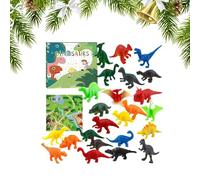 Dinosaur Countdown - 24 Days of Dinosaur Toys Countdown Calendar | Animal Figurines Collection Decor Gift for Family Christmas Party School
