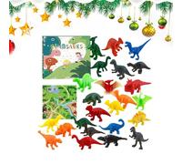 Dinosaur Countdown Calendar,24 Days Kids Toys Dinosaur Countdown Calendar - Realistic Educational Animal Toys for Family Night School Events Boys Girls Kids Teens Adults Home Party