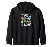 Dinosaur Dad Rawr Celebration Matching Family Humor Zip Hoodie