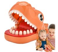 Dinosaur Dentist, Bite Fingers Toy, Tricky Game for Children, Dinosaurs Finger Toys with Sounds, Tabletop Board for Ages 4 and Up, Fun Games, Kids, Teenagers, Adults, or Family, 5.71x3.7x3.94 Inches