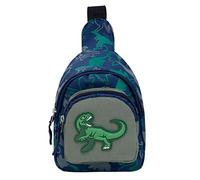 Dinosaur Design Kids Cloth Fanny Bag Fashion New Chest Bag Shoulder Bag Boys Toiletry Travel Bag Kids (Blue, One Size)
