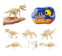 Dinosaur Dig Kit, Fun Skeleton Fossil Excavation Educational Toy Set, Animal Archaeology Digging Discovery Learning Play, STEM Science Activity for Boys Girls Home Daycare School Travel