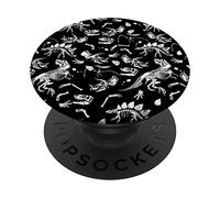 Dinosaur Dinos Prehistoric Animals Bones Fossil Hunter PopSockets Swappable PopGrip