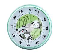 Dinosaur Disk Visual Timer with Protective Case,Animal Silent Countdown Timers - 60 Minute Countdown Timer for Kids and Adults,Silent Time Management Tool(Green Panda)
