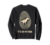 Dinosaur DNA Fingerprint It's In My DNA Funny Fossil Sweatshirt