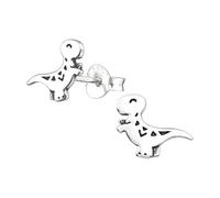 Dinosaur Earrings - 925 Sterling Silver T Rex Tyrannosaurus