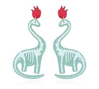 Dinosaur Earrings for Girls Dino Earrings Funny Stud Earrings Cute Animal Earrings Dinosaur Jewelry Back to School Earrings Gifts, Zinc, No Gemstone
