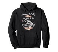 Dinosaur Eat Man Woman Inherits The Earth Pullover Hoodie