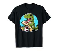 Dinosaur Eating Jam Toast T-Shirt
