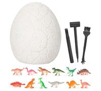 Dinosaur Egg Dig Kit for Kids, Large Science Excavation Kits with 12 Realistic Dino Figures, Digging Tools Hammer Chisel Brush, STEM Archaeology Science Experiments Educational Toys for Boys & Girls
