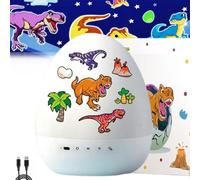 Dinosaur Egg Night Light Projector,Dinosaur Night Lights Projector,360° Rotation & 21 Films,Dinosaurs Toys,Dinosaurs Night Light Kids Projector Baby Lights Projector Kids Toys for Bedroom (No Music)