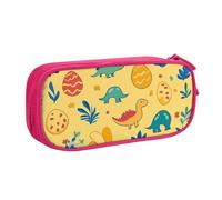 Dinosaur Egg Pencil Case for Boys Girls Cute Dino Large Pen Bag Desk Stationery Organizer Pencil Pouch for School Office Zippered Makeup Bag