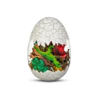 Dinosaur Egg Playset with 30pcs Figures & Prehistoric Accessories, Realistic Dino Toys for Kids Imaginative Jurassic World Adventure