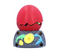Dinosaur Eggs Toy, DIY Assembly Dinosaur Eggs for Kids, Educational Volcano Base Egg with Rotating Knob, Crack Open to Reveal 3 Dinosaurs, Safe Plastic Easter Gift f