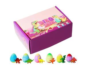 Dinosaur Eggs Unfolding and Growing in the Water | 6 Pieces Toys for Theme Party, Fun Class Awards, for Kids, Classroom, Summer Camping, Playroom, Living Room, Travel, as