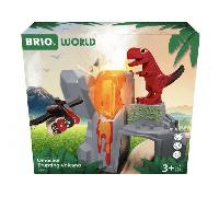 Dinosaur Erupting Volcano