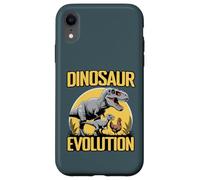 Dinosaur Evolution Dino Chicken Trex Evolutionary Case for iPhone XR