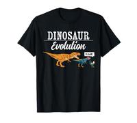 Dinosaur Evolution T Rex Chicken Funny Pre Historic Animal T-Shirt