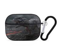 Dinosaur Extinct Magma Headphone Protective Case with Keychain Cute Earphone Case Compatible for Airpods Pro