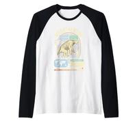 Dinosaur Facts - Megatherium Sloth Science & Anatomy Gift Raglan Baseball Tee