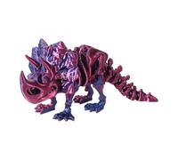 Dinosaur Fidget Figurine - 3D Printed Articulated Flexible | Creative Desk Ornament & Collectible | Unique Shelf Display Toy for Office or Home Decor