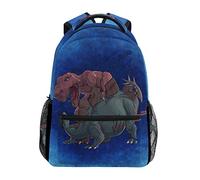 Dinosaur Fight Shoulder Backpack Student Lightweight Bookbags Travel School for Kid Girls Boys