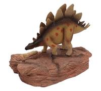 Dinosaur Figure Model, Decoration Dinosaur Model with Landscape Base for Children