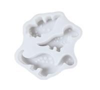 Dinosaur Figure Mould with Silicone Materials for Plaster Cement Candle Craft Activity Dinosaur Cement Mould