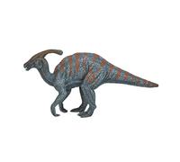 Dinosaur Figure Parasaurolophus Green Plastic 15.5x15.5x7cm Realistic Model Mini