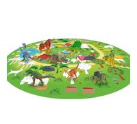 Dinosaur Figure Set, Dinosaur Science Kit, Dinosaur Figure Playset 8 Models with Activity Mat | Party Favors, Science Kits, Educational Value for Kids