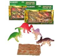 Dinosaur Figure Set for Kids Colourful Jurassic Era Toy Figures Mini Dino Collection for Imaginative Play Educational Prehistoric Learning