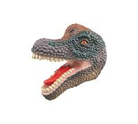 Dinosaur Finger Puppets for Kids Realistic Latex Hand Puppet Toys Educational Pretend Play Dino for Toddlers Boys Girls (A, One Size)