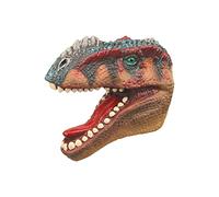 Dinosaur Finger Puppets for Kids Realistic Latex Hand Puppet Toys Educational Pretend Play Dino for Toddlers Boys Girls (D, One Size)