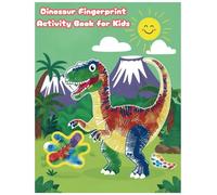 Dinosaur Fingerprint Activity Book for Kids: Creative Dinosaur Art Made Simple and Fun for Kids