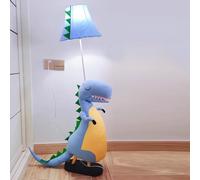 Dinosaur Floor Lamp - Soft Plush Design with Stable Base, Cartoon Decorative Night Light for Bedroom and Living Room, E27 Lamp with Button Switch and Flexible Adjustment