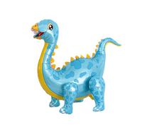 Dinosaur Foil Balloons, 3D Dinosaur Balloon for Birthday Party Decorations, Self Standing Dino Balloons Dinosaur Party Supplies, Blue Stegosaurus Balloon for Baby Shower, Jungle Theme Party