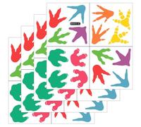Dinosaur Footprints Floor Stickers PVC Self-Adhesive Decals