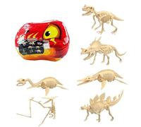 Dinosaur Fossil Digging Kit, Educational Skeleton Discovery Toy, Animal Fossil Excavation Activity, Science Learning Tool for Young Paleontologists