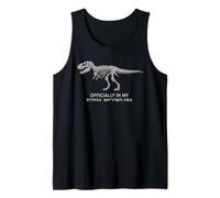 Dinosaur Fossil Record Era Funny School Science Tank Top