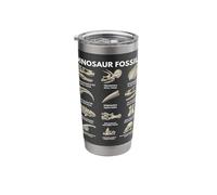 Dinosaur Fossils Paleontology Skull Bones Collection Stainless Steel Insulated Tumbler