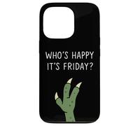 Dinosaur Friday Humor Cute Kawaii Happy-Friday Case for iPhone 13 Pro