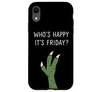 Dinosaur Friday Humor Cute Kawaii Happy-Friday Case for iPhone XR