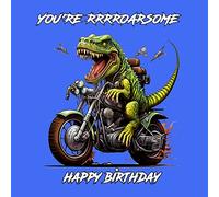 Dinosaur Funny T Rex Birthday Card